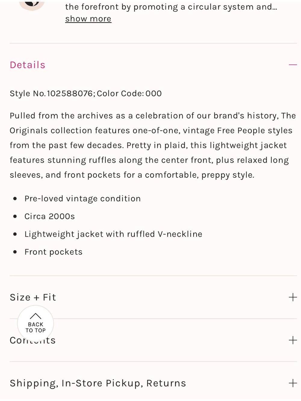 Free People Liberty Ruffle Jacket - Picture 5 of 6